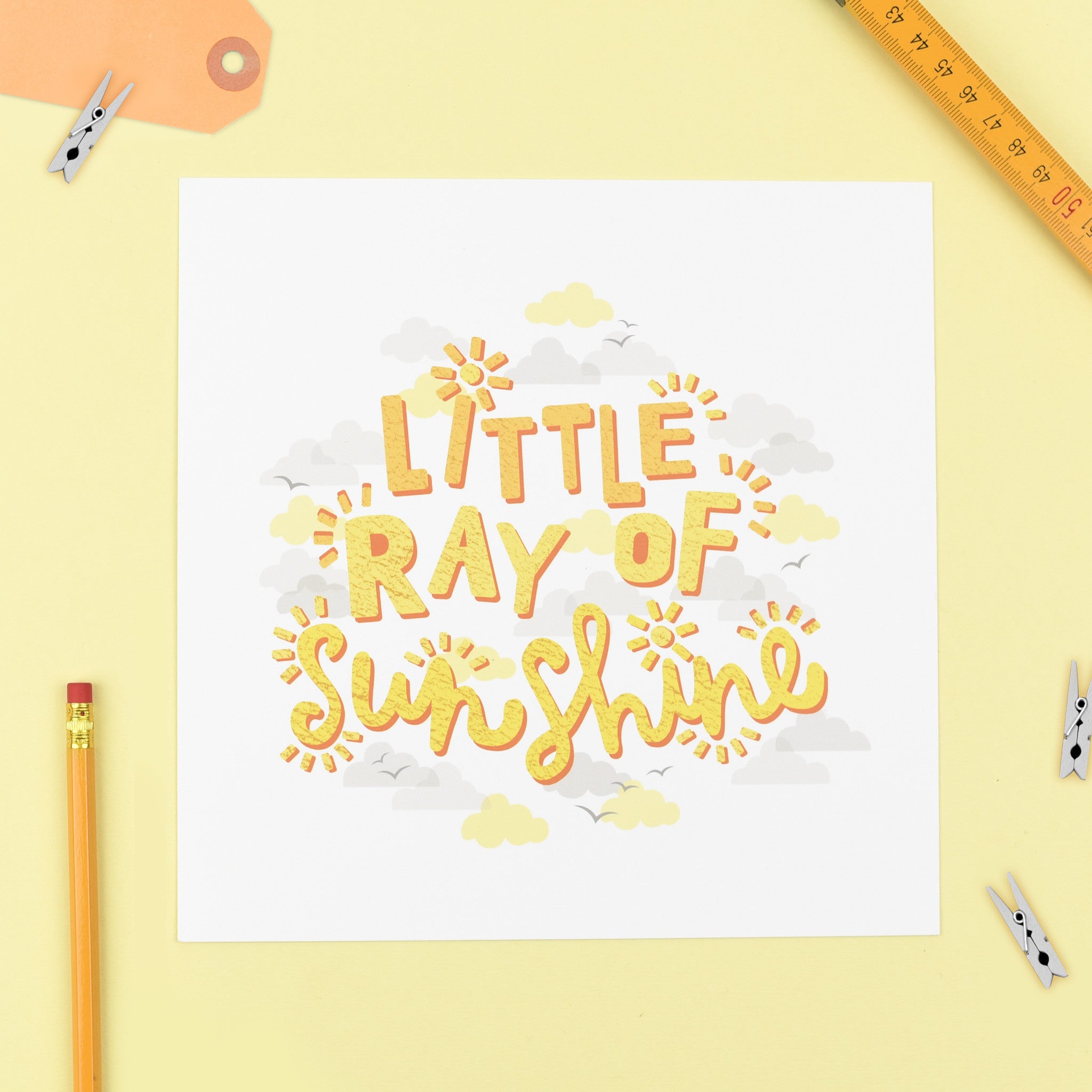 Little Ray of Sunshine - Baby Print