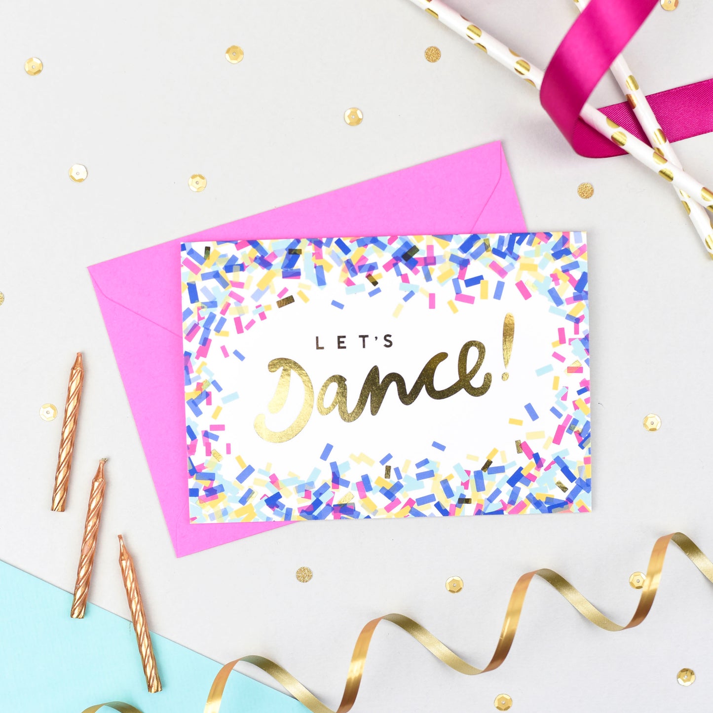 Let's Dance! Gold Foil Card
