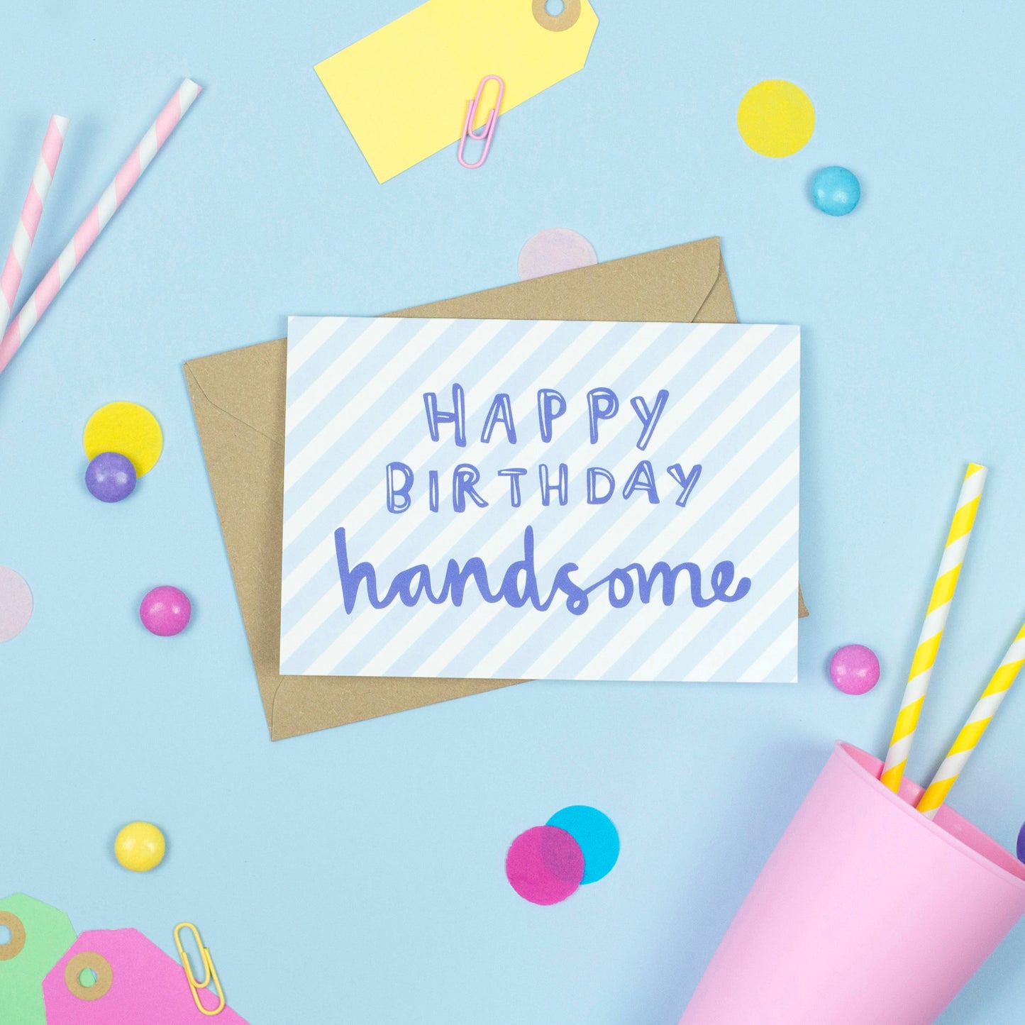 Happy Birthday Handsome Card