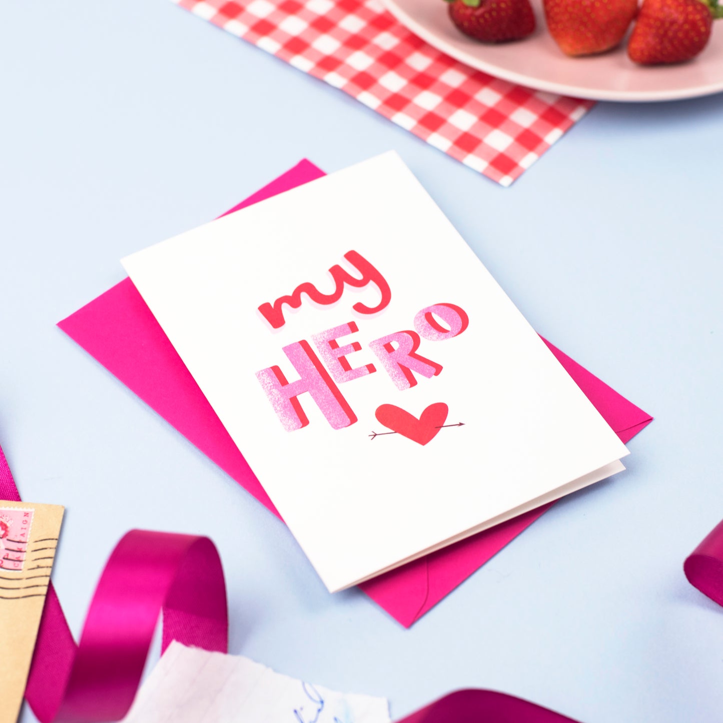 My Hero Valentines Card