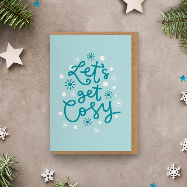 Be Merry Candy Cane Pink, Red & White Christmas Card