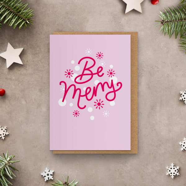 Sherry Christmas Candy Cane Red, Pink & White Christmas Card