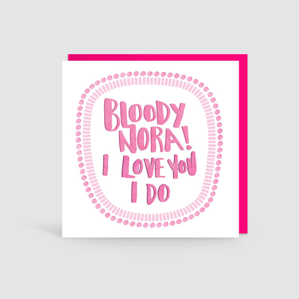 Bloody Nora Yorkshire Card