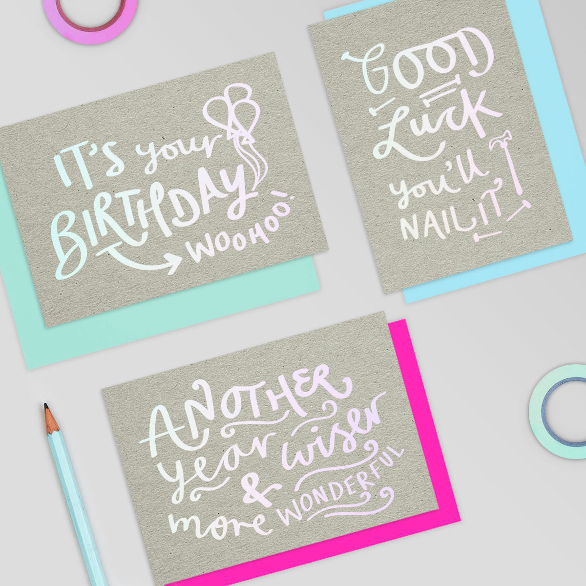 It's Your Birthday Woohoo! Holographic Foil Card
