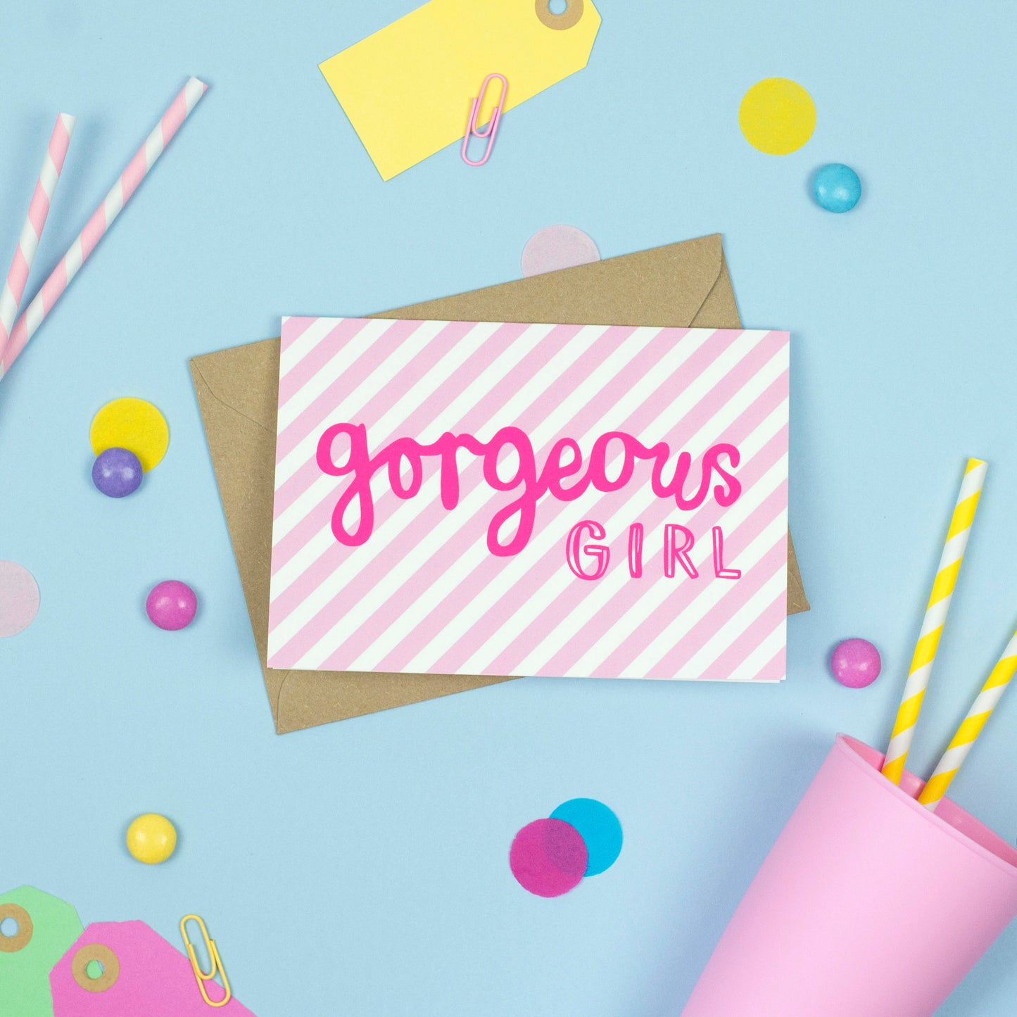 Gorgeous Girl Card