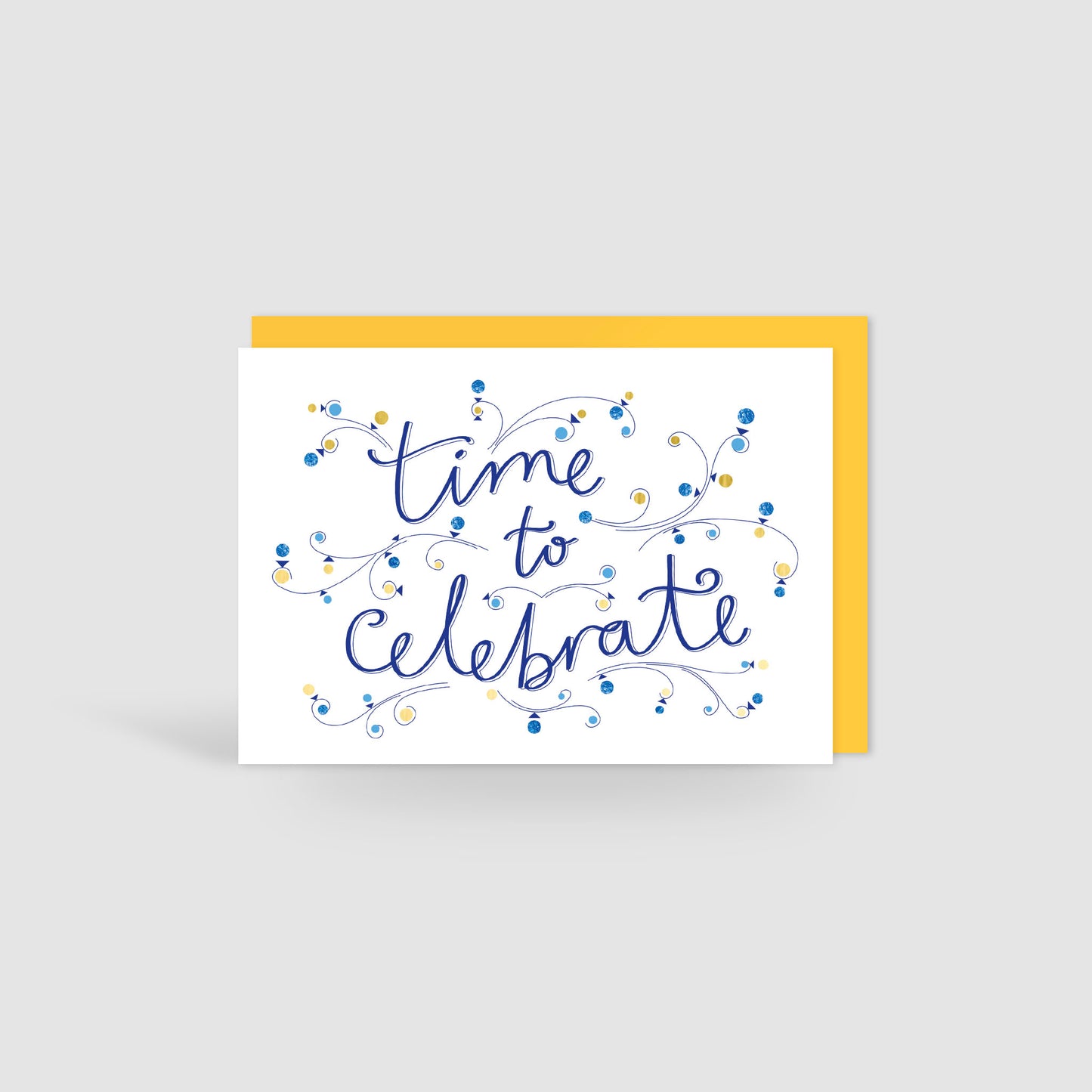 Gold Foil Celebration Invitation Card