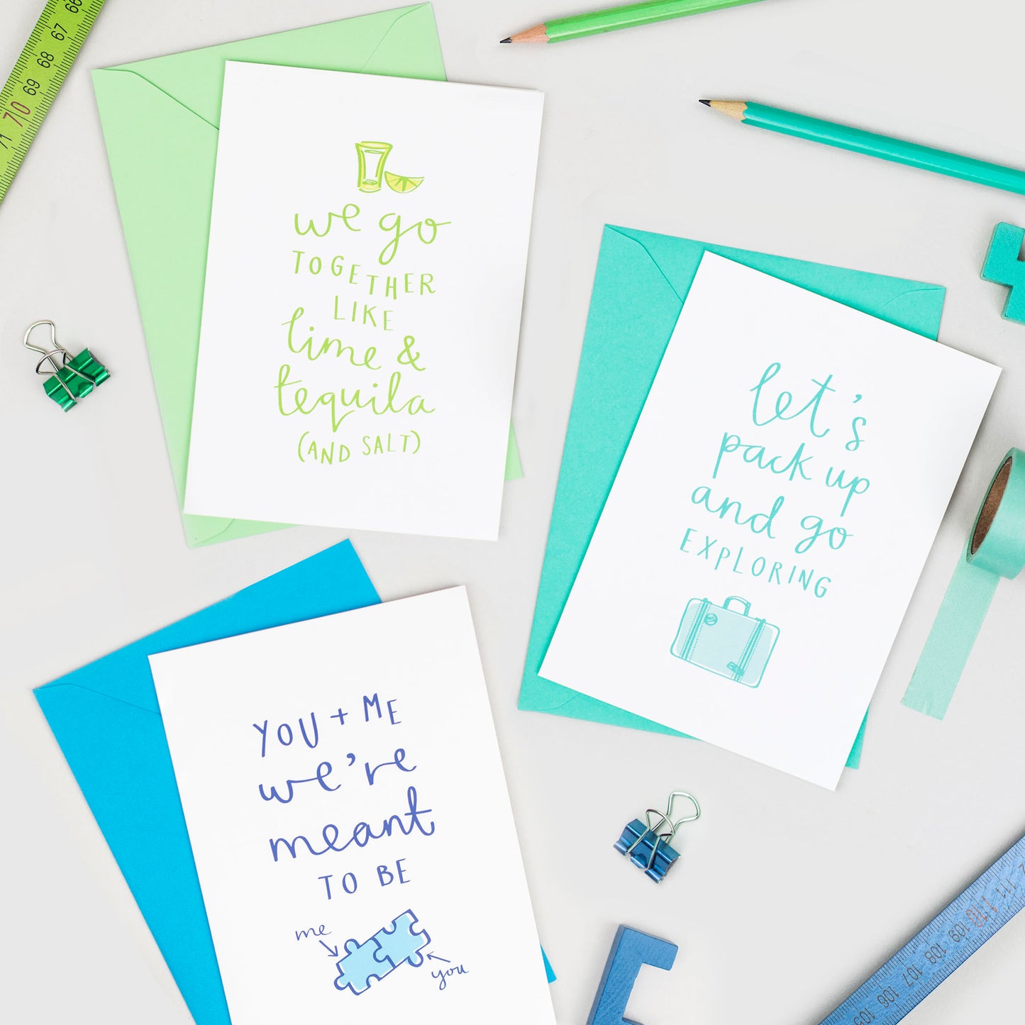 'We Go Together Like Lime And Tequila' Love Card