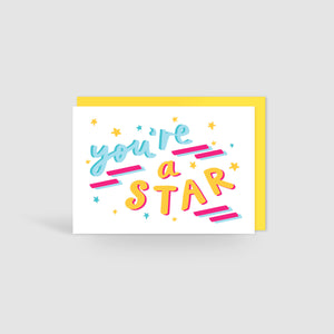 You're a Star! Speak Easy Card