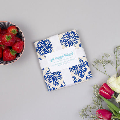 Floral Geometric Tote Bag