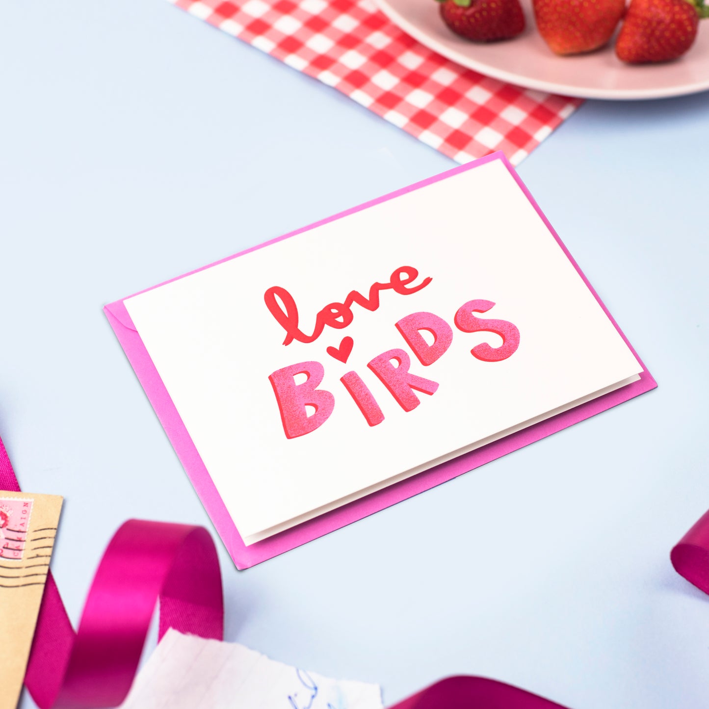Love Birds Valentines Card