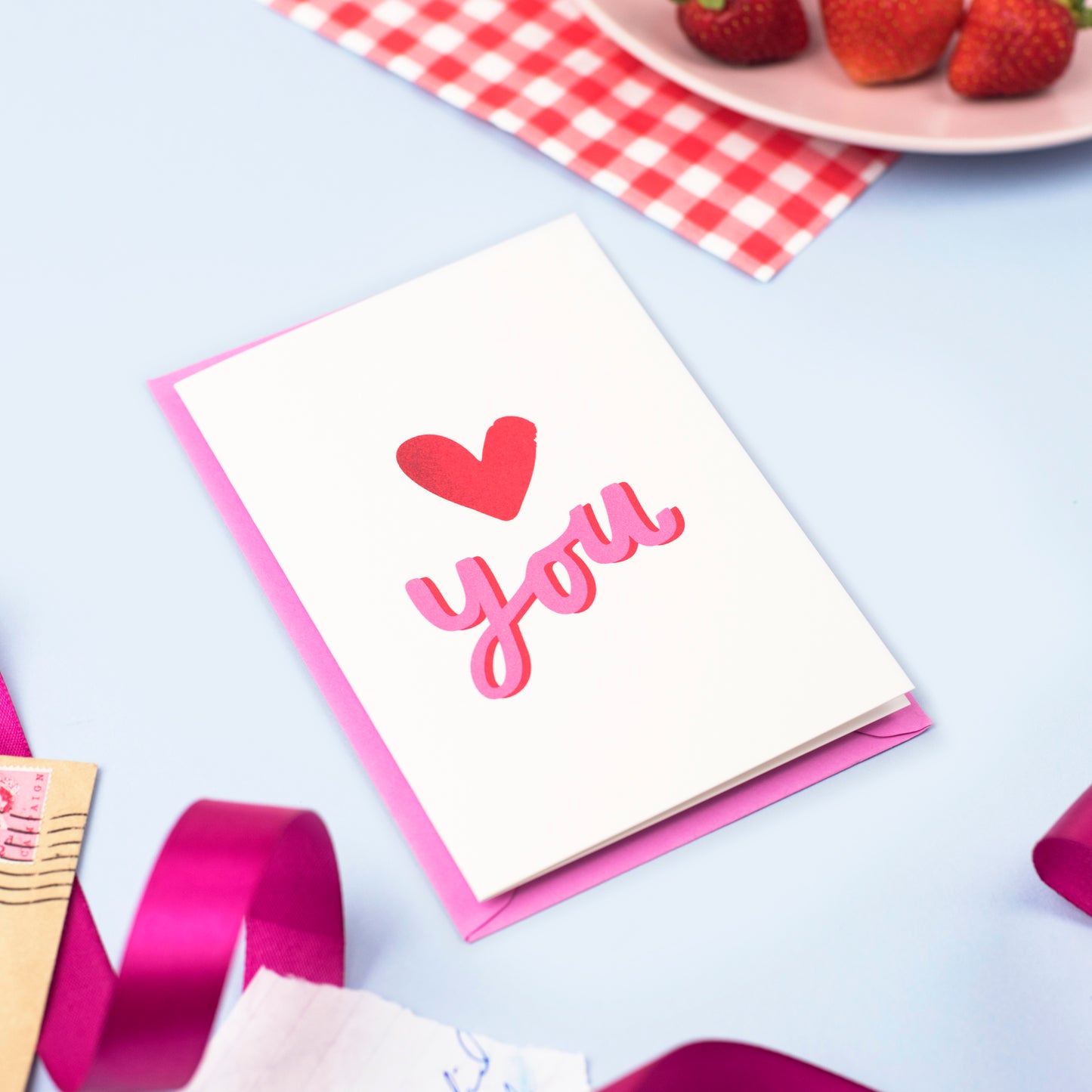 Love You Valentines Card