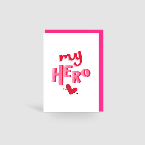 My Hero Valentines Card