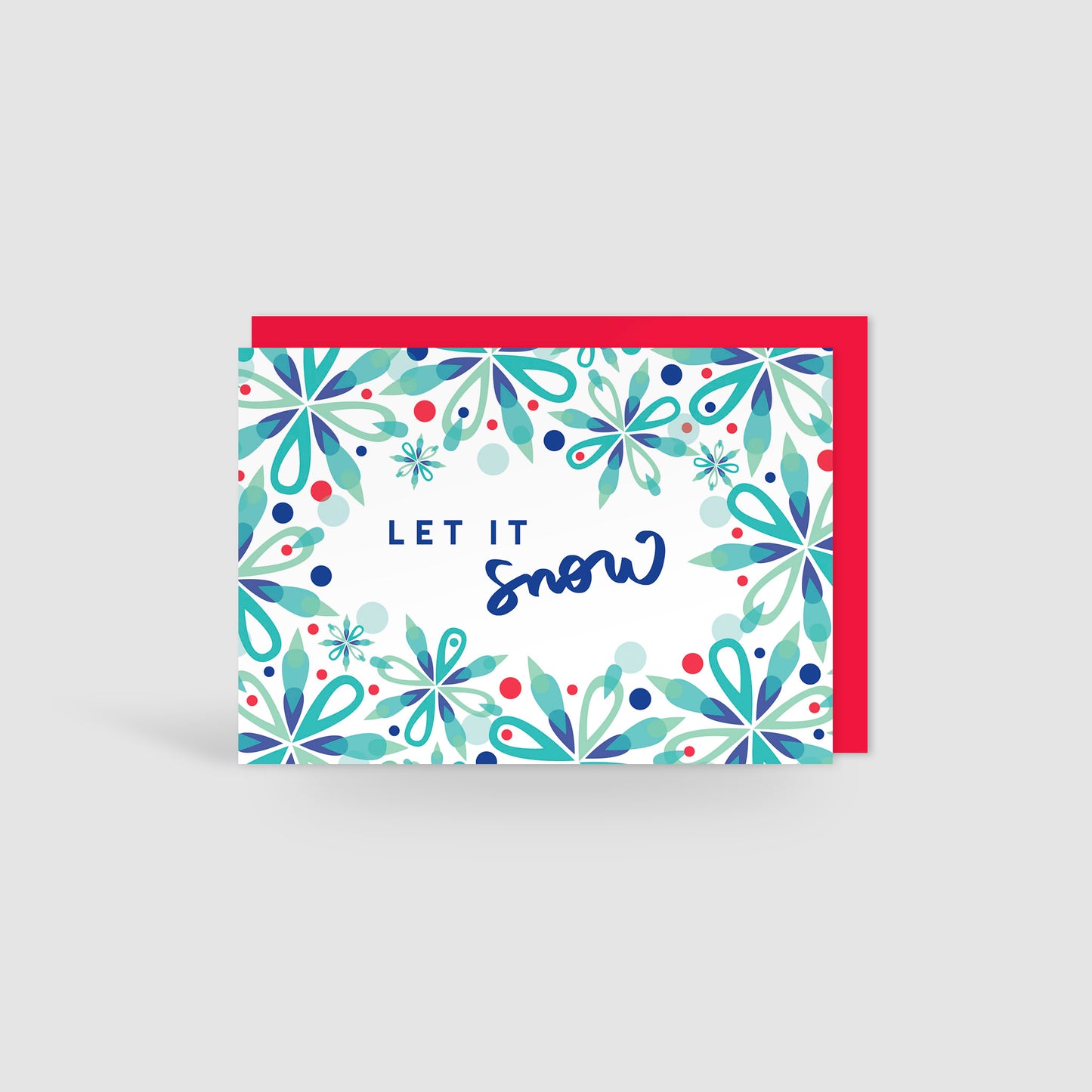 Let it Snow! Festive Cheer Christmas Card