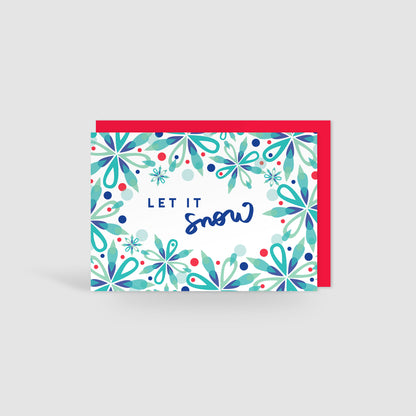 Let it Snow! Festive Cheer Christmas Card