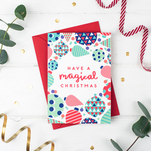 Magical Christmas! Festive Cheer Christmas Card