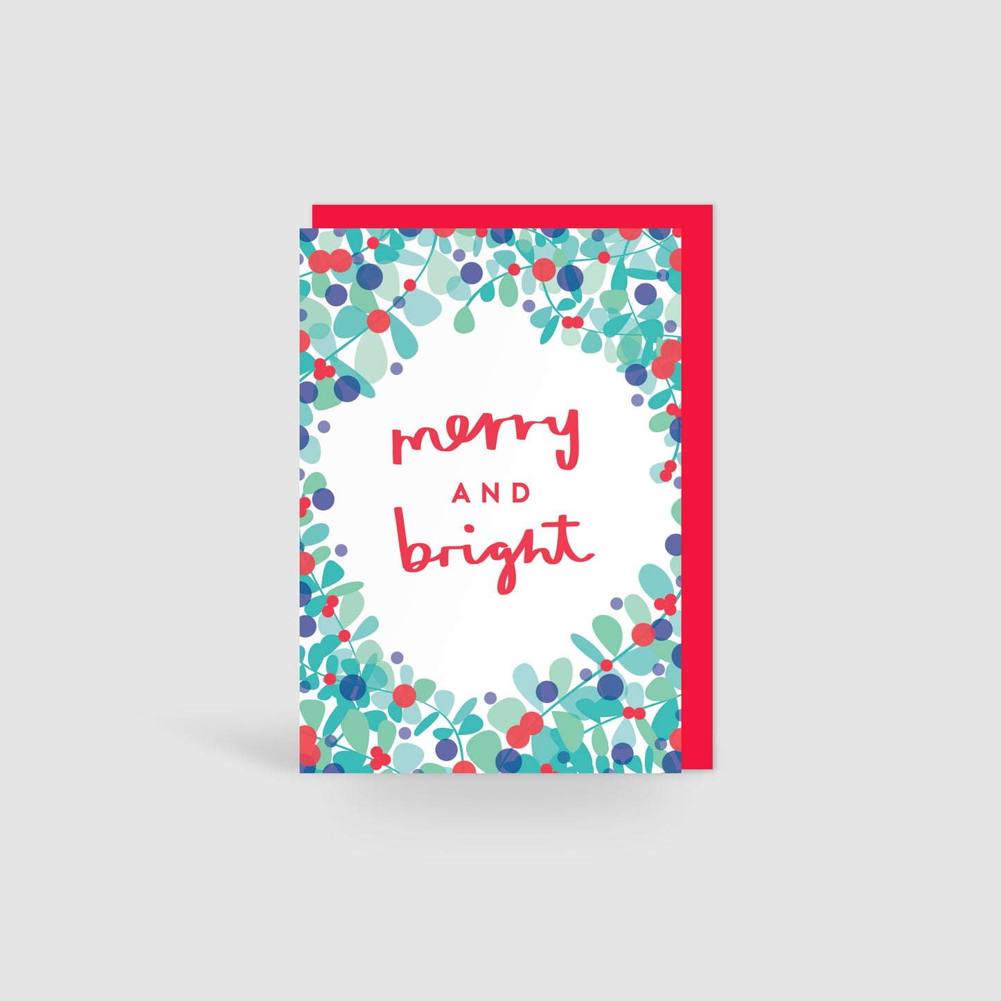 Merry & Bright! Festive Cheer Christmas Card