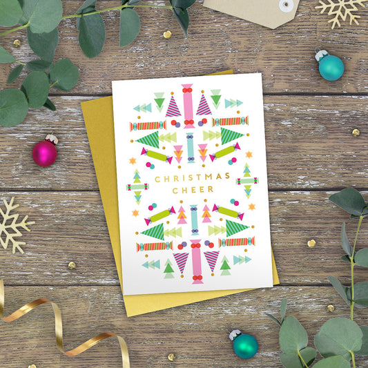Christmas Cheer! Geomerry Christmas Card